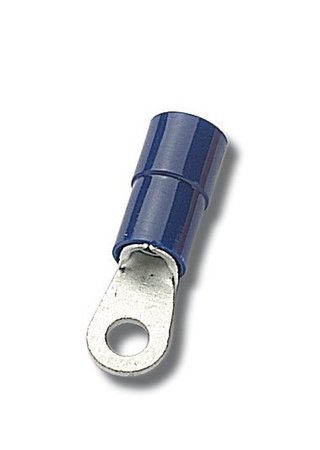 100 Stk Rohrkabelschuhe Kabelschuhe Ring isoliert 2,5mm M8 EM00237