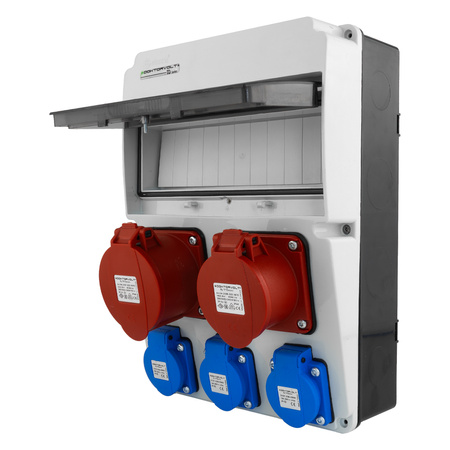 Baustromverteiler JUN 32A/16A/3x230V DOKTORVOLT® DV-6849-F