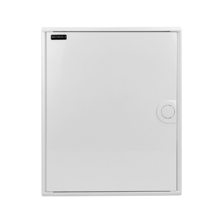 Sicherungskasten Aufputz Verteilerkasten 2-reihig 24 Module 8xMCB 1xRCCB VDE Saltek Überspannungsschutz verdrahtet Verteilerschrank mit Sicherungen 370x305x96,5mm Hager Hohlwand Verteiler Abzweigklemmen Doktorvolt  DV-6302-NT