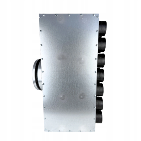 Lüftungsverteiler Verteilerkasten 14x75 Ø160 Wohnraumlüftung Luftverteiler E-KRT-14x75/160-OC