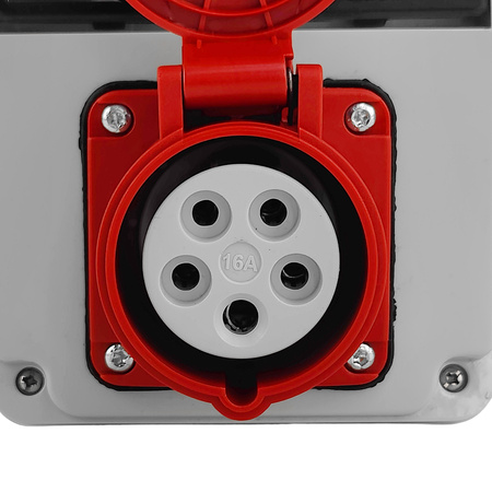 Wandverteiler XS 16A 2x230V IP44 Stromverteiler Komplett Verdrahtet Doktorvolt DV-5121-F