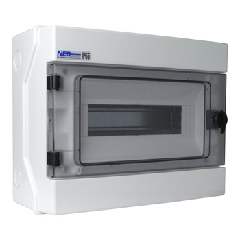 Feuchtraumvert​eiler Verteilerkasten RH12 12 Module AP 1000V Aufputz Sicherungskasten IP65 VDE E-P 36.12