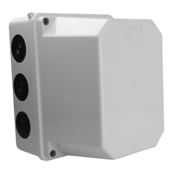 Abzweigkasten 150x110x135 10 Dichtmembranen IP65 Aufputz Abzweigdose Verbindungsdose Industriegehäuse IP66 M-L 008.PG.CA.G