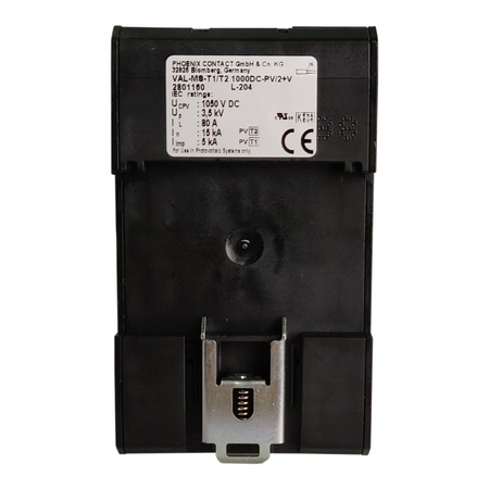 Blitzstromableiter Überspannungsableiter Typ 1/2 VAL-MS-T1/T2 1000DC-PV/2+V PHOENIX CONTACT 2801160