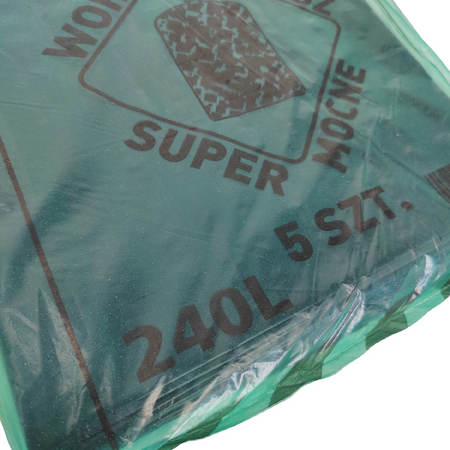 Extra starke Bauschutt- und Bausäcke WOJAFKO 240L reißfest und strapazierfähig DV-248