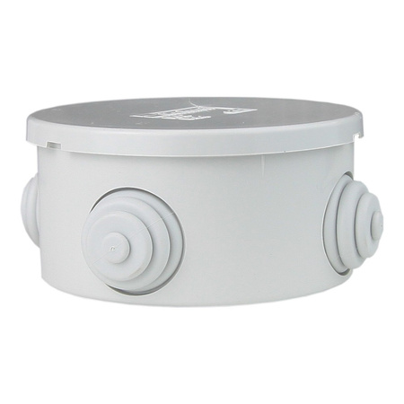 Runde Abzweigsdose mit Drosseln IP44 Ø 80x40 M-L 002