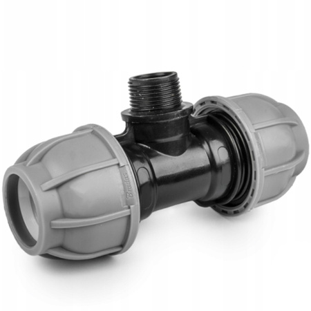 T-Stück für PE Rohr Außengewinde Bradas verschiedene Größe 7735 7155 7131 7711 7124 7094 7100 7087 DSRA10T20M34