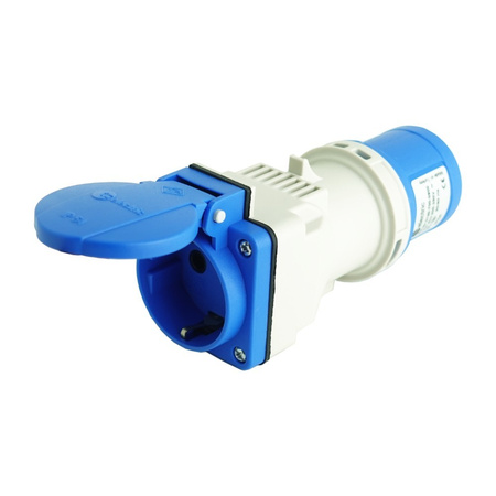 CEE Camping Adapter 16A auf 230V Schuko 3120-700-0900