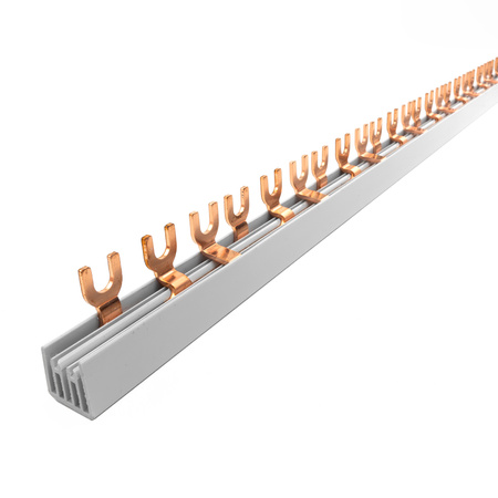 3P Phasenschiene Gabel 54-polig 12mm² PS/G Schiene Sammelschiene 80A DV-6602-PSG