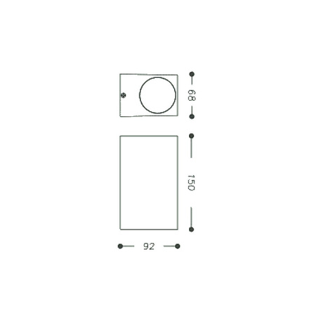 LED Fassadenlampe 2xGU10 IP54 Garten Wand up-down-Beleuchtung TIAGO GTV 2151