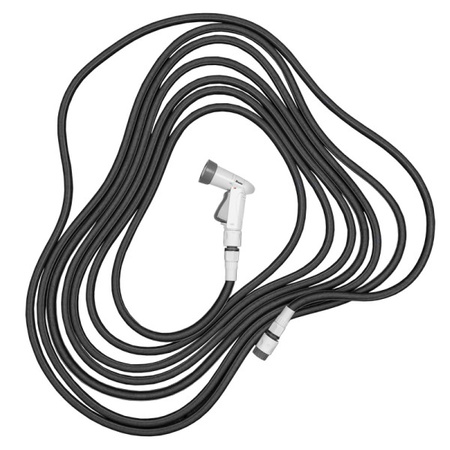 Gartenset flexibler Gartenschlauch Flexischlauch, Schnellkupplungen, Hahnanschluss 3/4", 4-Funktionspistole 7,5-15m BRADAS WTW715GY