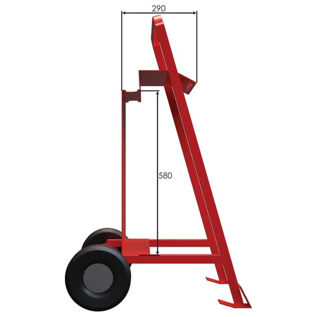 Ständer für eXT Stromverteiler Gestell Stahlgestell auf Rädern Doktorvolt DV-6108-ST