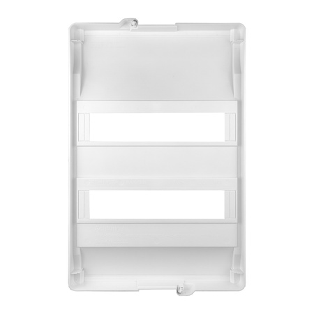 Verteilerschrank Unterputz Sicherunngskasten 2 Reihen 24 Modulen Verteilerkasten Kleinverteiler weiß Hager Volta 2x12 VU24AT