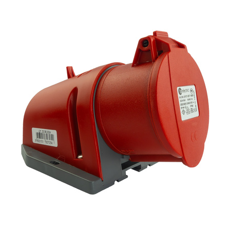 Wandsteckdose CEE Aufputz Kombi Steckdose 5P 32A IP44 400V VDE TP Electric 3107-307-1600