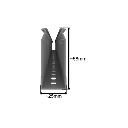 Verdrahtungskanal Kabelkanal mit Deckel Länge 1m Installationskanal verschiedene Größen Wahl 0111 0128 0579 0654 E144