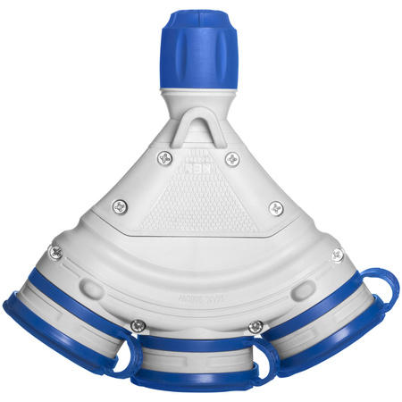 Dreifach-Steckdose Schuko IP44 3×2P+E 16A Grau-Blau 250V GN-X3/44S EXTREM W-01165