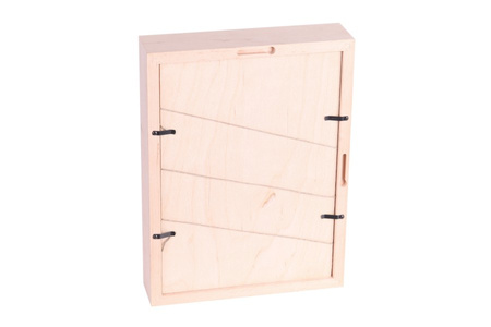 3D-Bilderrahmen A4 Holzrahmen + Klamern, zum Befüllen DragonFrames R3DSO4A4 KLA