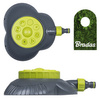 8-Funktionen Kreisregner 45m² Regner Rasensprenger Sprinkler LIME LINE BRADAS LE-6202