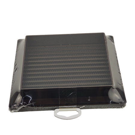 Schräggitter mit Insektenschutznetz quadratisch 14cm x 14cm braun AirRoxy 02 02-337