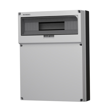 Verteilerkasten IP65 19-Mod AP Gehäuse GR Doktorvolt DV-9603