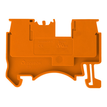 Reihenklemme 1.5mm2 Durchgangsklemme Orange UL 7747