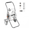 Bradas Schlauchwagen WHITE LINE für 1/2" 60m Schlauch mit Sprühset TITAN REEL WL-W5000