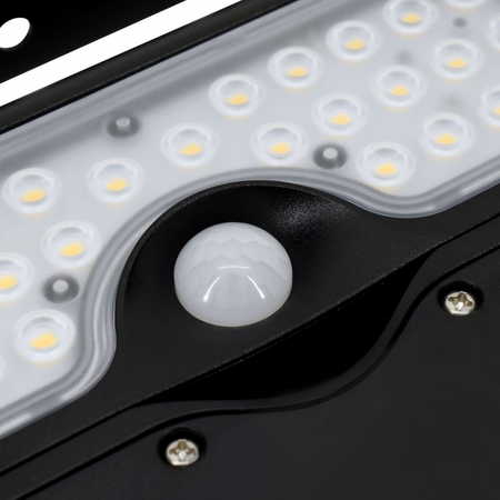 Solar-LED-Strahler SOLEN 5W 500LM 4000K IP65 Schwarz mit PIR-Sensor C83-SON-005BL-4K-PIR