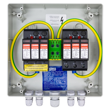 Solar Anschlusskasten PV DC 1000V 2x Phoenix T2 2-String PG Doktorvolt DV-4432-FOT