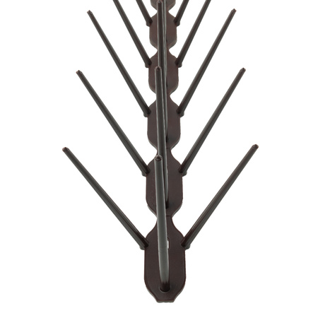 Vogelschreck Kunststoff Spikes Vogelabwehr braune Taubenabwehr Balkon DV-KOLCE-BR