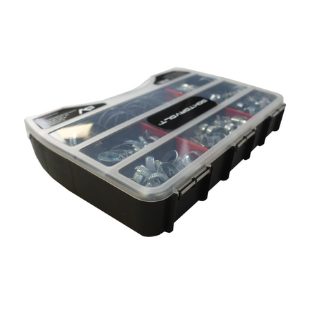 Schlauchschellen Set 232 Teile verzinkt Schlauchklemmen in 10 Größen DV-0188