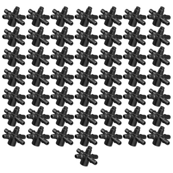 50x 4-Wege Emitter Adapter 4mm für 3x5mm Microschlauch Bradas DSK-5135L4-50