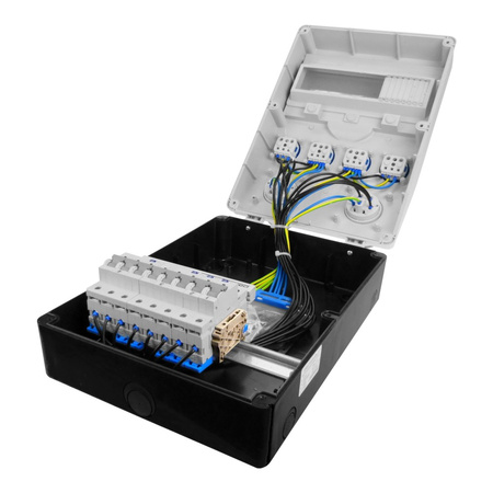 Stromverteiler TD-S 16A 32A 4x230V franz/belg System Doktorvolt DV-2121-F