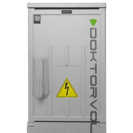 Stromverteiler auf Fundament BV-SFI 16-32A 2x230V Baustromverteiler Verteilersäule IP44 Doktorvolt DV-5039-F