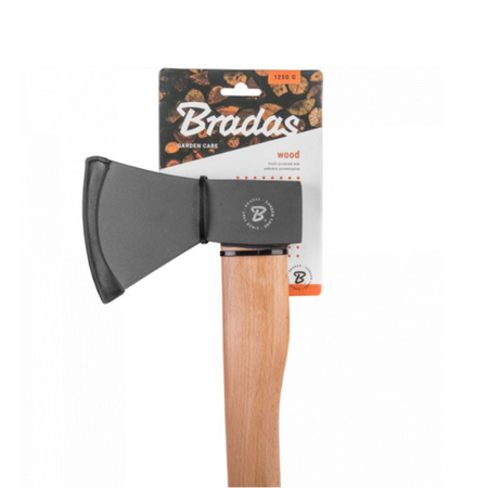 Bradas Universalaxt Spaltaxt 1250g Länge 71 cm für Garten und Wald KT-SW1125