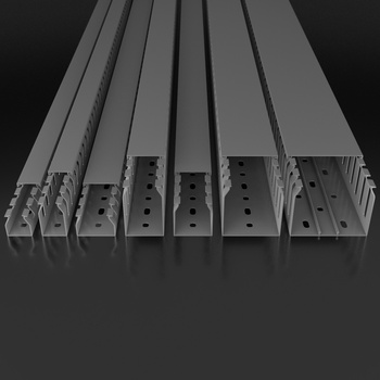 Verdrahtungskanal Kabelkanal mit Deckel Länge 1m Installationskanal verschiedene Größen Wahl 0630 0562 0234 0678 0708 E54