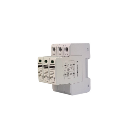 Überspannungsschutz 3P 8kA DC 1000V klasse T1T2 Schelinger A53-SPD-MOV-DC-3P-T1T2