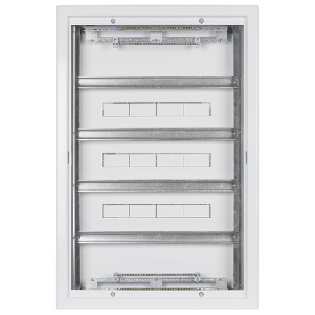Doktorvolt Verteilerkasten Unterputz Sicherungskasten aus Metall 96 Module 4-reihig IP30 MP96/4/24