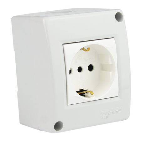 Aufputz Steckdose IP40 Schuko M-L 1470.D