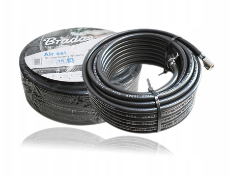 Reifenfüllschlauch 18m mit Zubehör Set Reifenfüller Kfz Bradas P/KP18