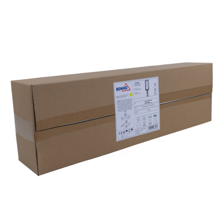 Straßenleuchte Straßenlaterne Straßenlampe JAZMIN 70W 4000K 9100LM IP65 Hellgrau C82-JAZ-070LG-4K