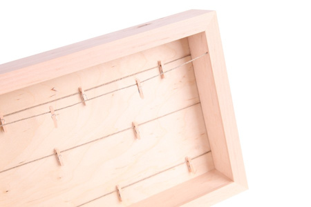 3D-Bilderrahmen A4 Holzrahmen + Klamern, zum Befüllen DragonFrames R3DSO4A4 KLA