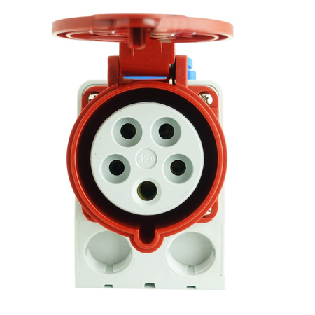 Combo Wandsteckdose 5-polig CEE 16A IP44 Schuko 230V 3105-600-1600