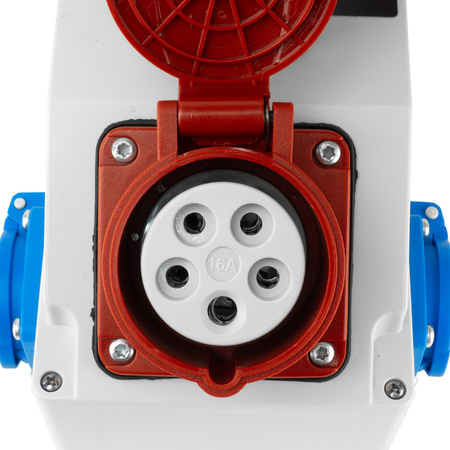 Wandverteiler 16A 2x230V mit Nockenschalter IP44 Stromverteiler Komplett Verdrahtet Doktorvolt DV-5220-D