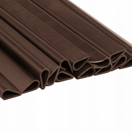 20 Stk. Befestigungsclips für Zaunblende braun Bradas TOBK1920BR