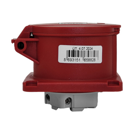 CEE Einbausteckdose gerade 400V 16A 5P 75x75mm TP Electric 3105-322-1675