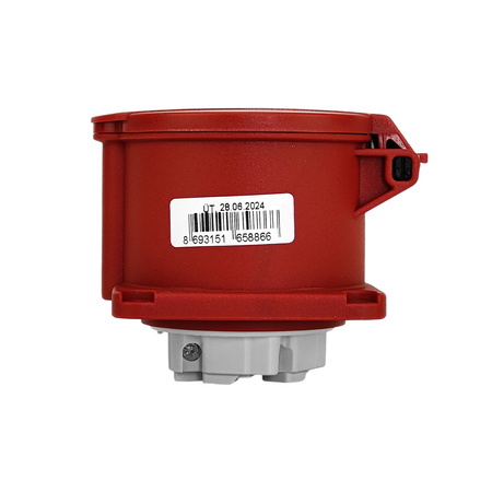 Einbausteckdose CEE Anbausteckdose 400V 32A 5P 75x75mm VDE TP Electric 3107-322-1675