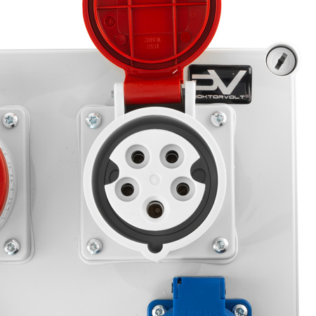 Baustromverteiler FRED 2x16A 2x230V Stromverteiler Mennekes Steckdosen Doktorvolt DV-2336-F