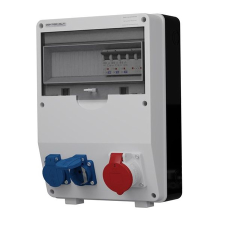 Baustromverteiler TD-S 16A 2x230V Mennekes Stromverteiler Doktorvolt DV-6756-D