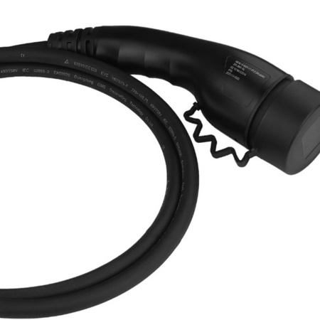 Ladekabel Typ 2 400V 32A 22kW 2 Meter IP54 Ersatzteil Wallbox Elektroauto MEAC-T-032A-V1-03-2