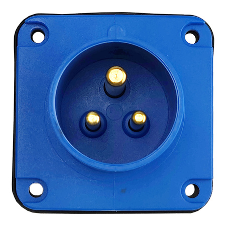 Einbaustecker CEE gerade Camping 3P 16A 230V IP44 VDE TP Electric 3120-319-0970